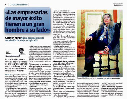 Entrevista Doña Carmen Miral