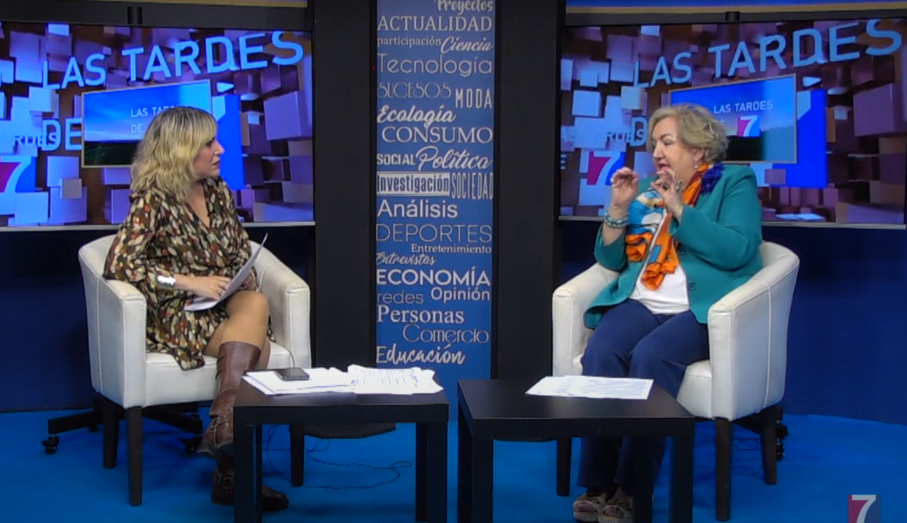 Entrevista a Carmen Miral en Las Tardes de Tele 7